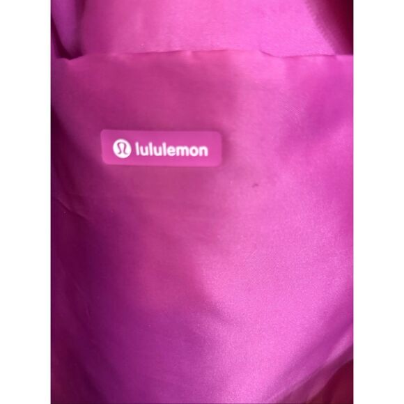 Lululemon Women's Bright Pink Green Pouch Everywhere Backpack - Picture 3 of 14